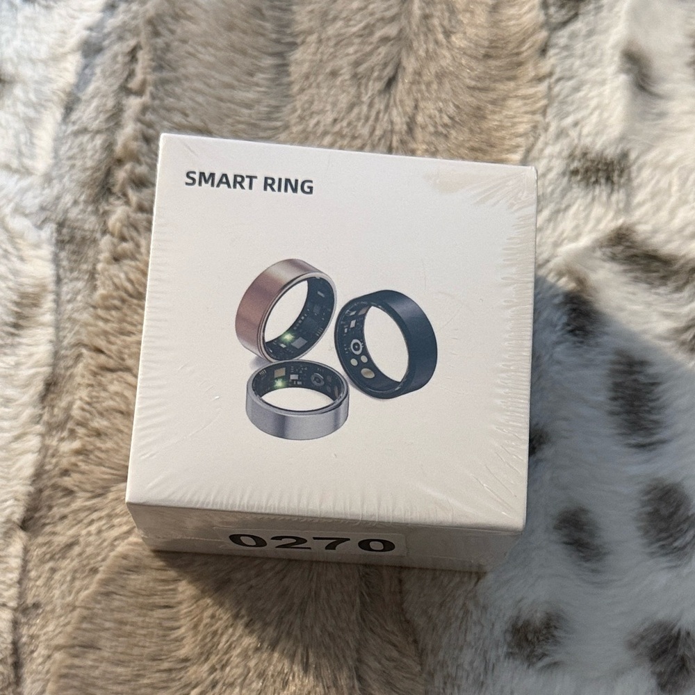 Modern Silver Smart Ring